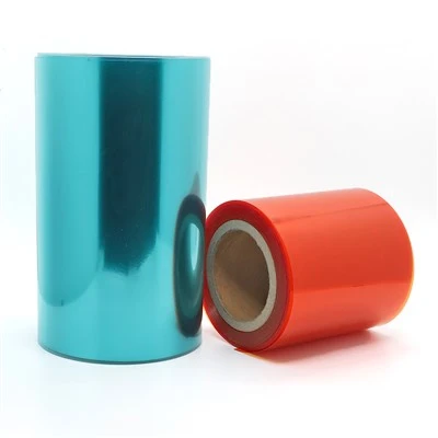 Film PVC transparent coloré en rouleau